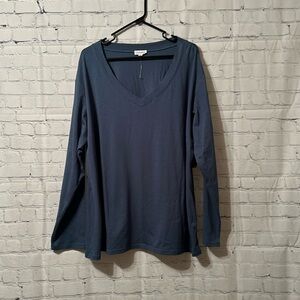 NWT! Loanna Blue Long Sleeve Top size 3x